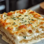 Garlic Butter Shrimp Scampi Lasagna: Tasty and Comforting Dish