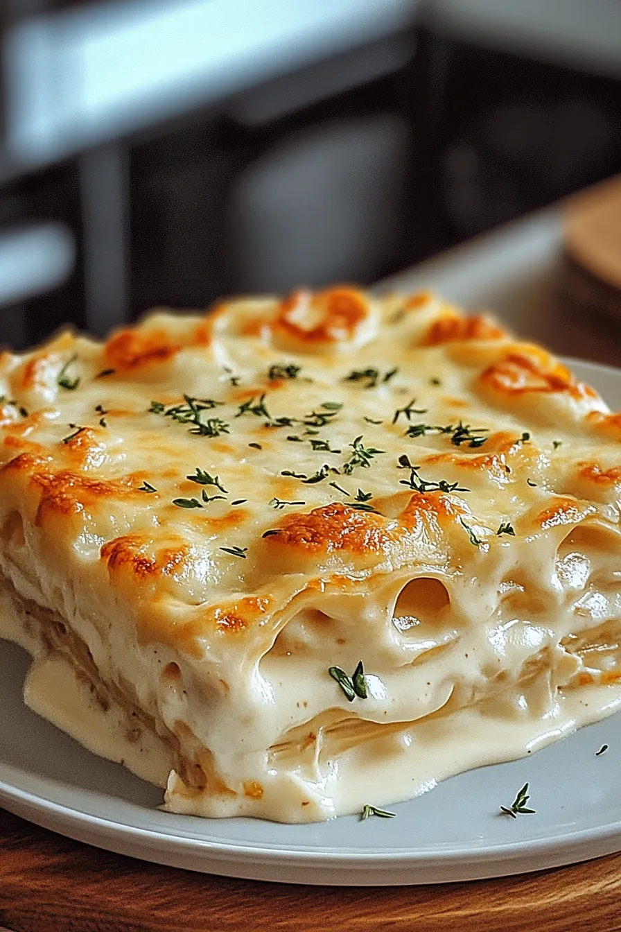 Garlic Butter Shrimp Scampi Lasagna: Tasty and Comforting Dish