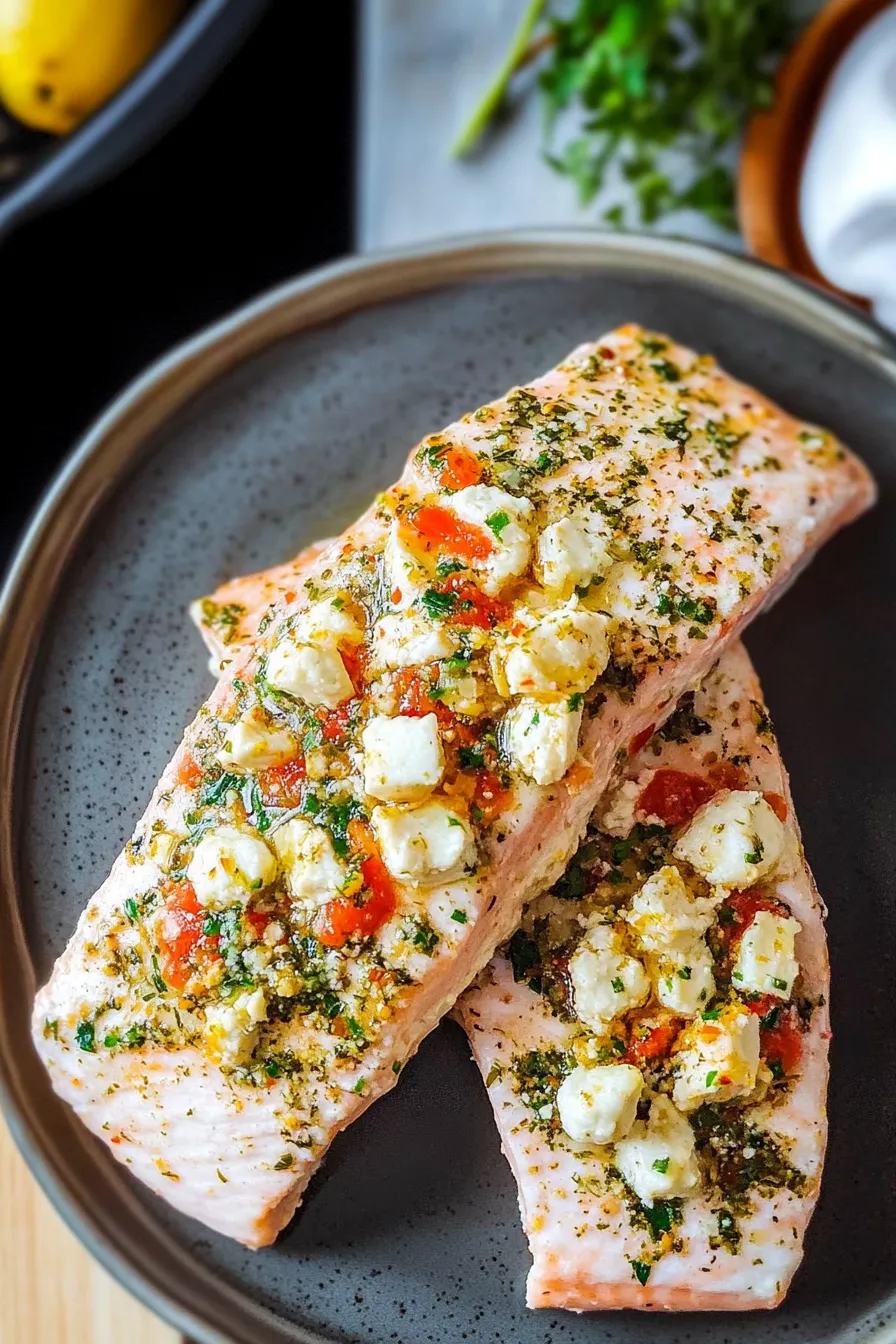 Garlic Herb Roasted Salmon