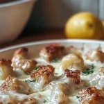 Garlic Parmesan Crockpot Chicken and Potatoes Ready to Serve