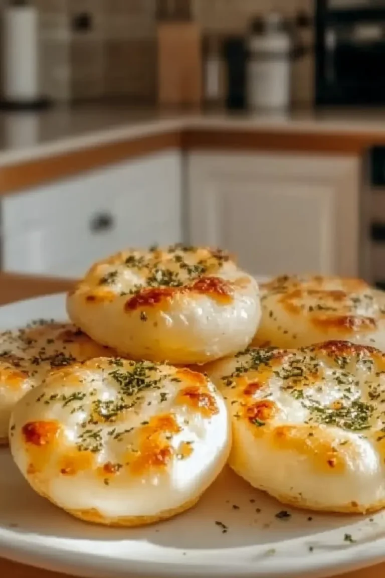 Golden Crust Garlic Rosemary Focaccia Muffins Freshly Baked