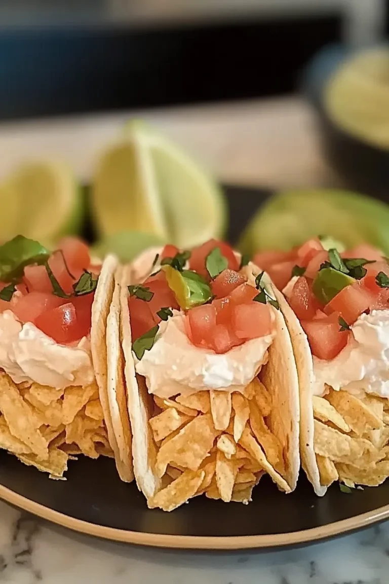 Instant Pot Ranch Chicken Tacos Plated