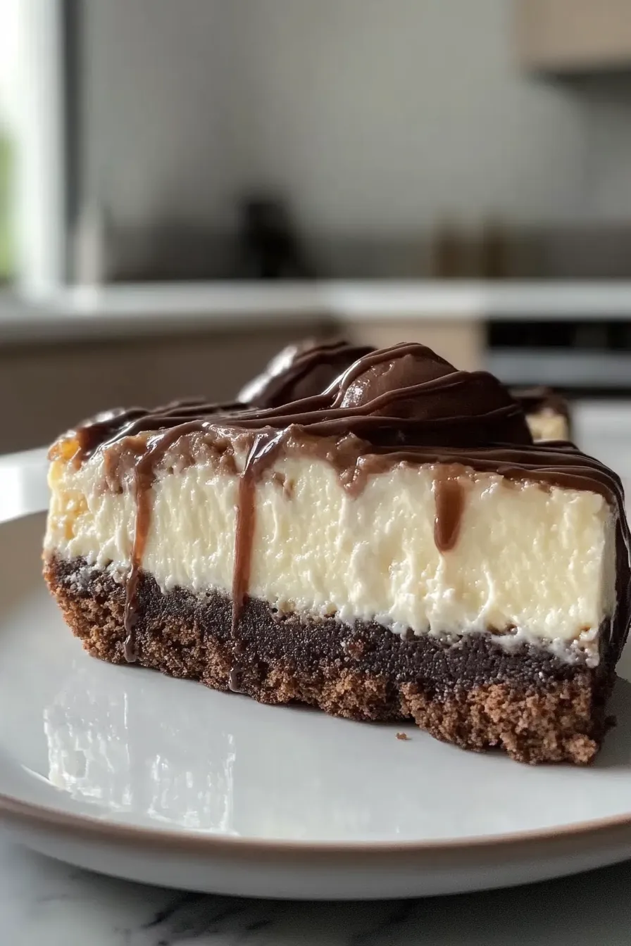 Irresistible Brownie Bottom Cheesecake – Pure Bliss in 1 Slice