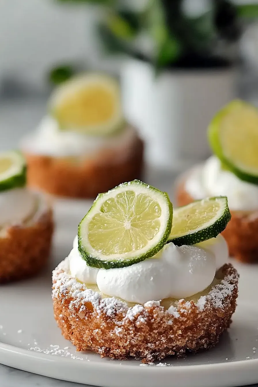 Mini Key Lime Pies (No Bake)
