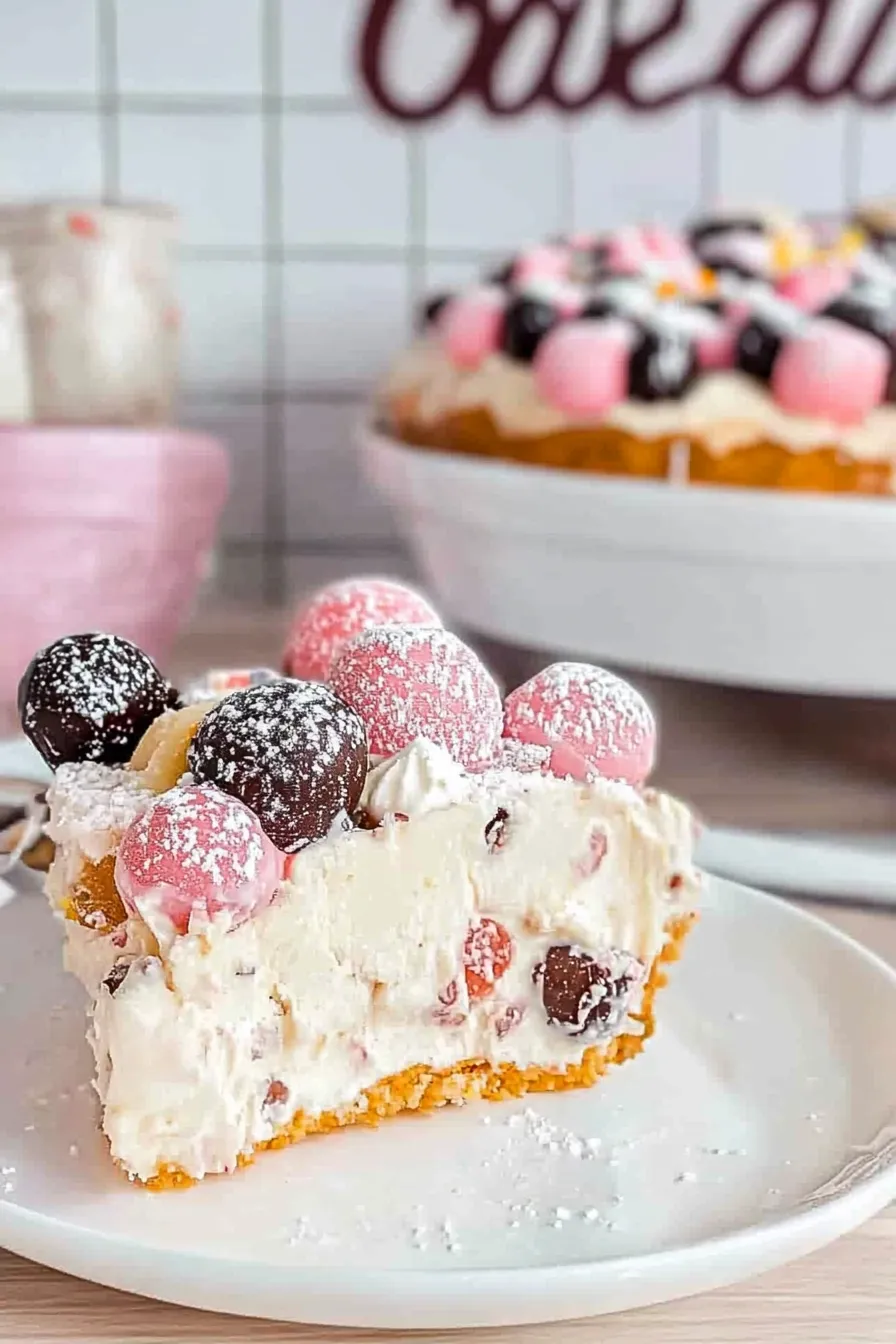 No Bake Timbit Cheesecake