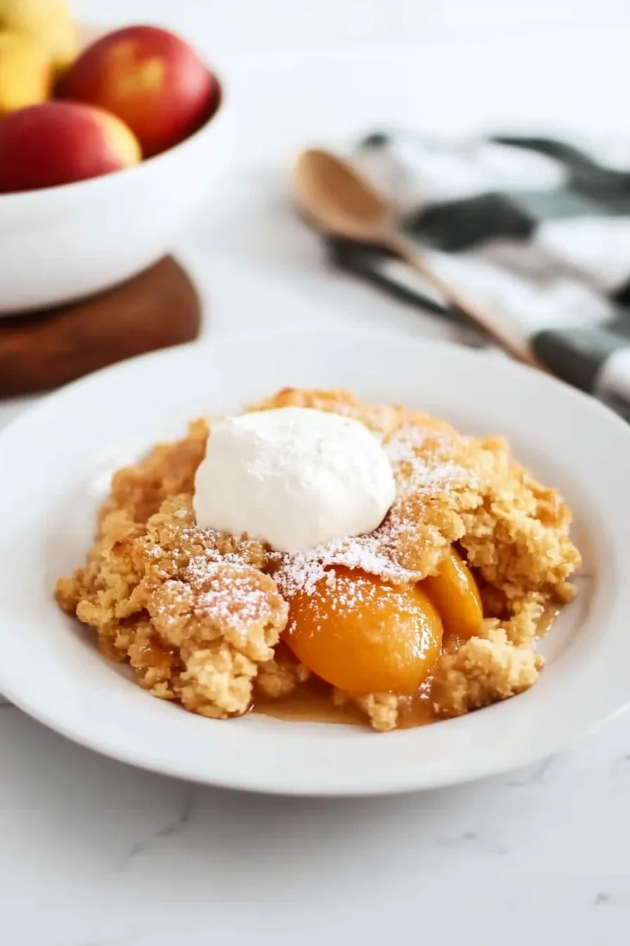 Peach Dump Cake