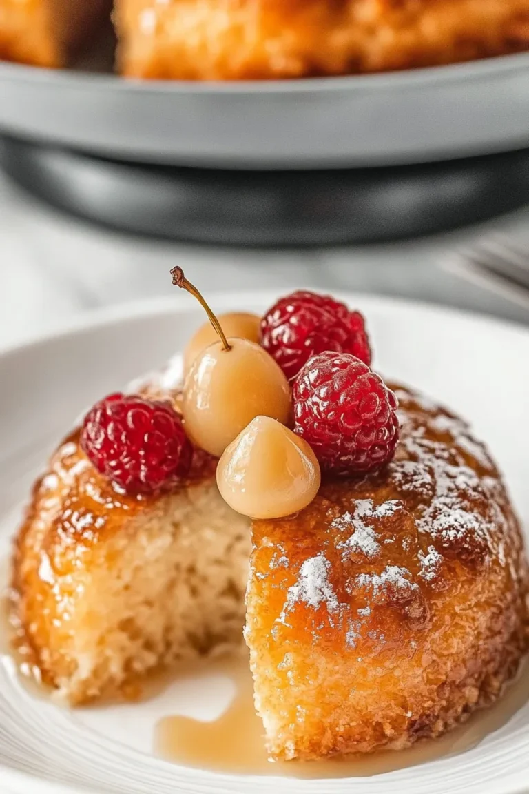 Pineapple Upside Down Cake Freshly Baked