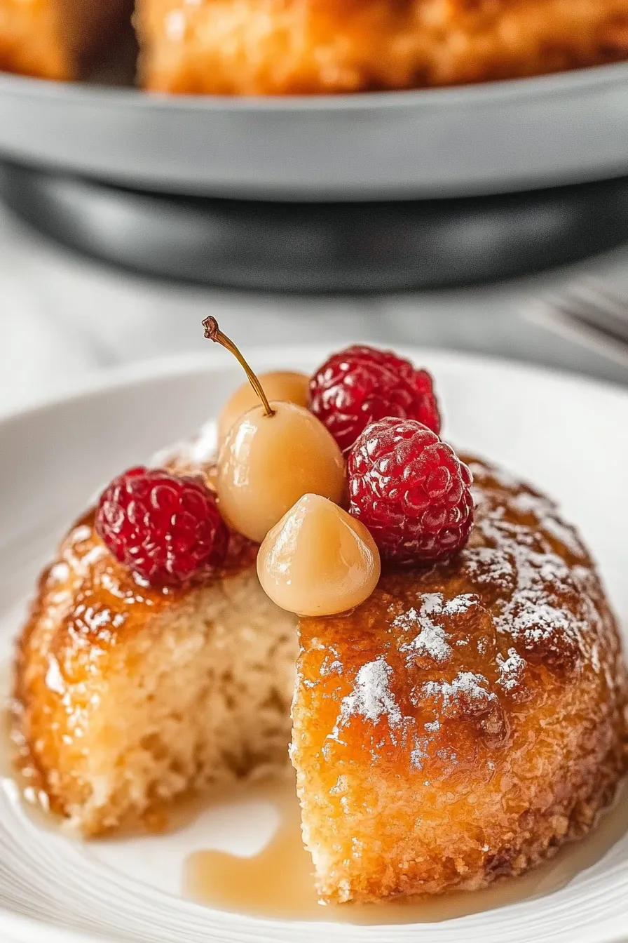 Pineapple Upside Down Cake Freshly Baked