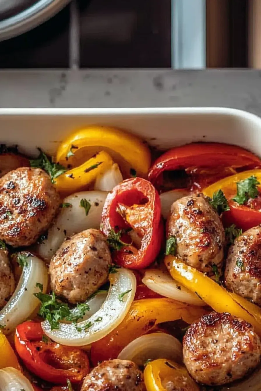 Sausage and Pepper Sheet Pan Dinner with Only 10 Minutes of Prep