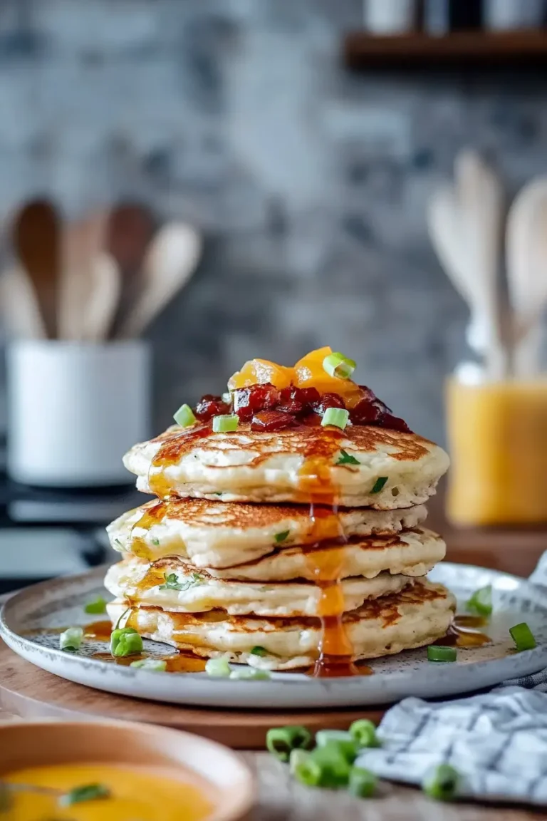 Savoury Dinner Pancakes with Chilli Butter - Flavorful Dish
