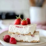 Skinny Strawberry Frozen Yogurt Treats in a Bowl