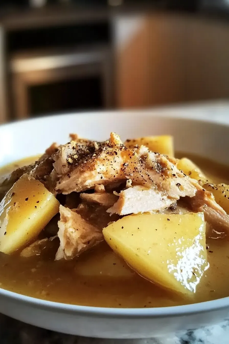 Ultimate Potato Chicken Crockpot Dish Ready to Serve