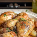3-Ingredient Italian Chicken on a Plate