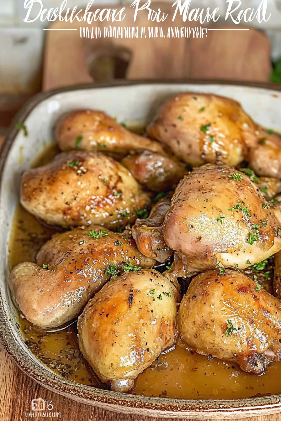 3-Ingredient Italian Chicken