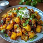 CRISPY SPICY MEXICAN TACO POTATOES