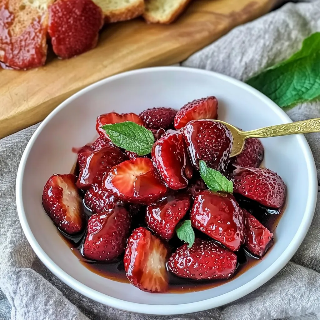 Easy-to-Make Roasted Balsamic Strawberries Recipe