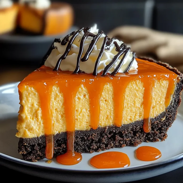 HALLOWEEN PUMPKIN CHEESECAKE