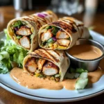 SPICY GRILLED CHICKEN WRAP WITH CHIPOTLE MAYO