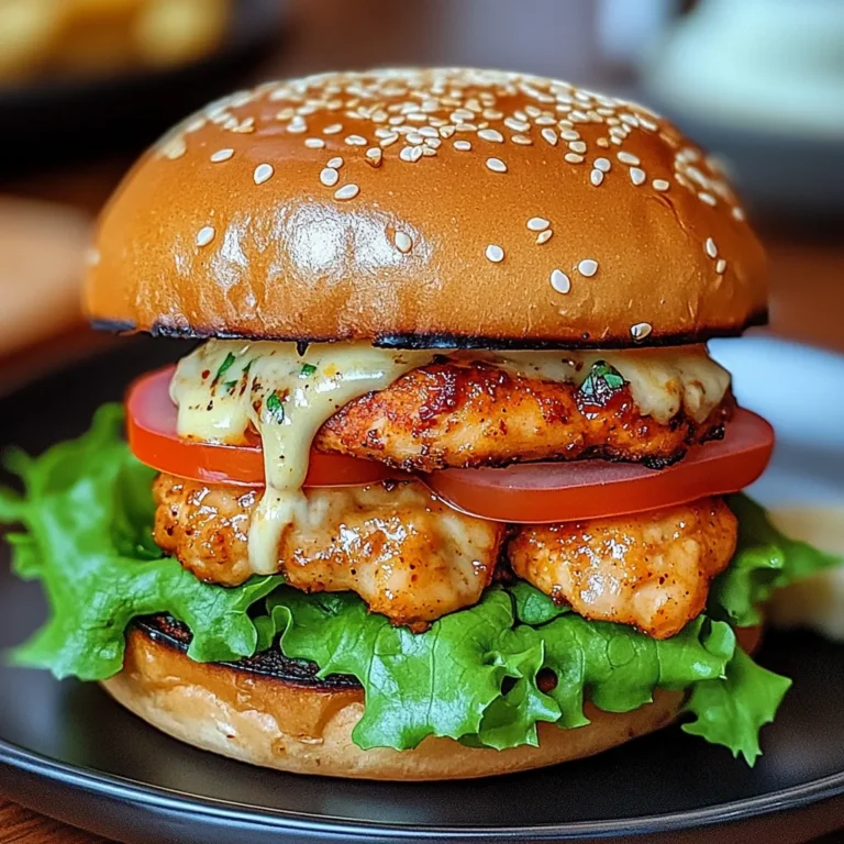 Spicy Chipotle Chicken Burger
