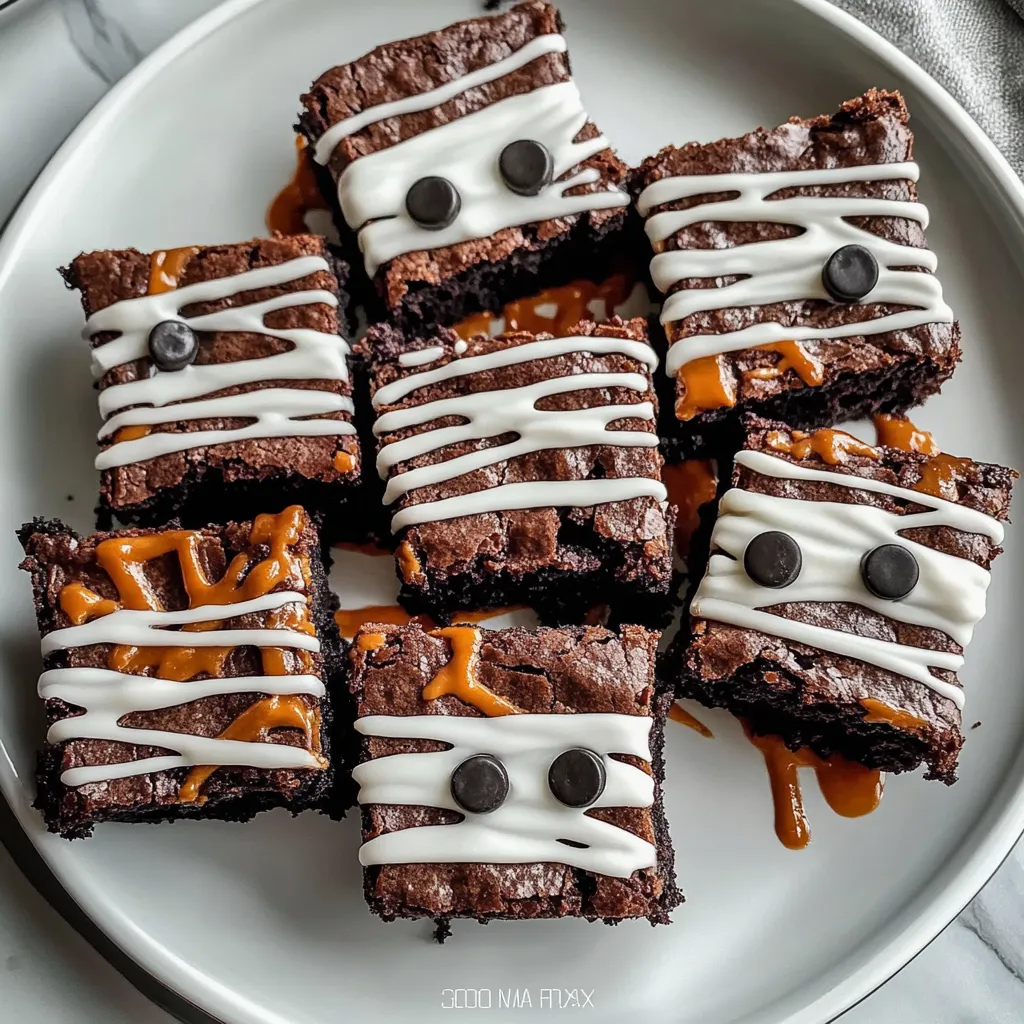 Spooky Mummy Brownies Recipe