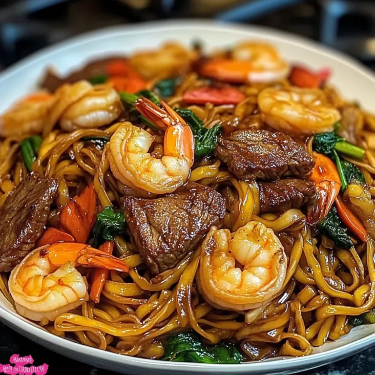 Steak & Shrimp Stir-Fry Noodles