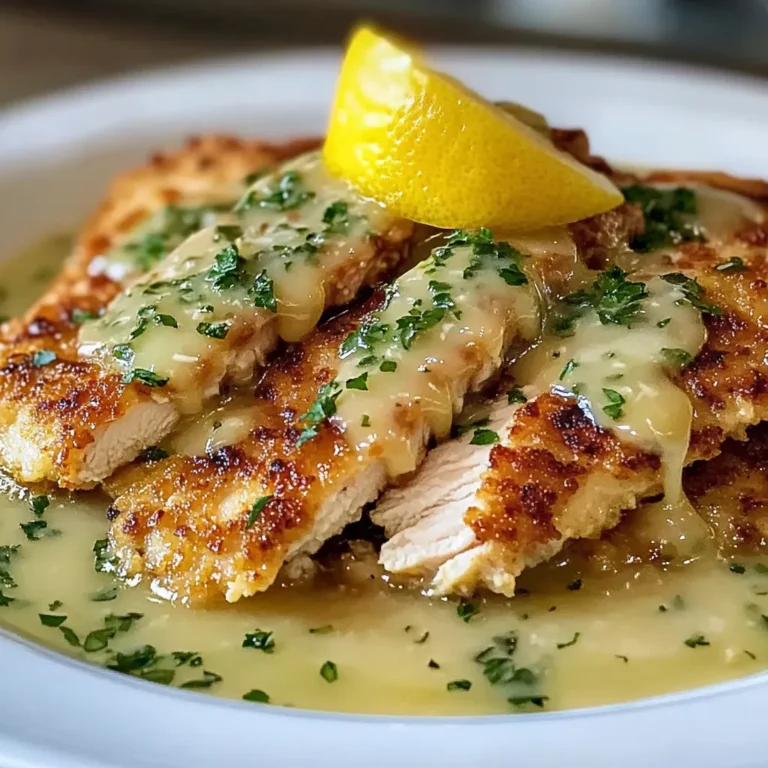 Tasty Chicken Piccata with Lemon Sauce Recipe