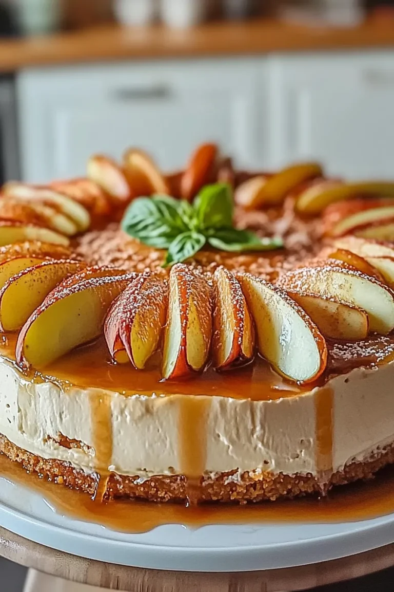 Delicious Homemade Apple Cider Cheesecake