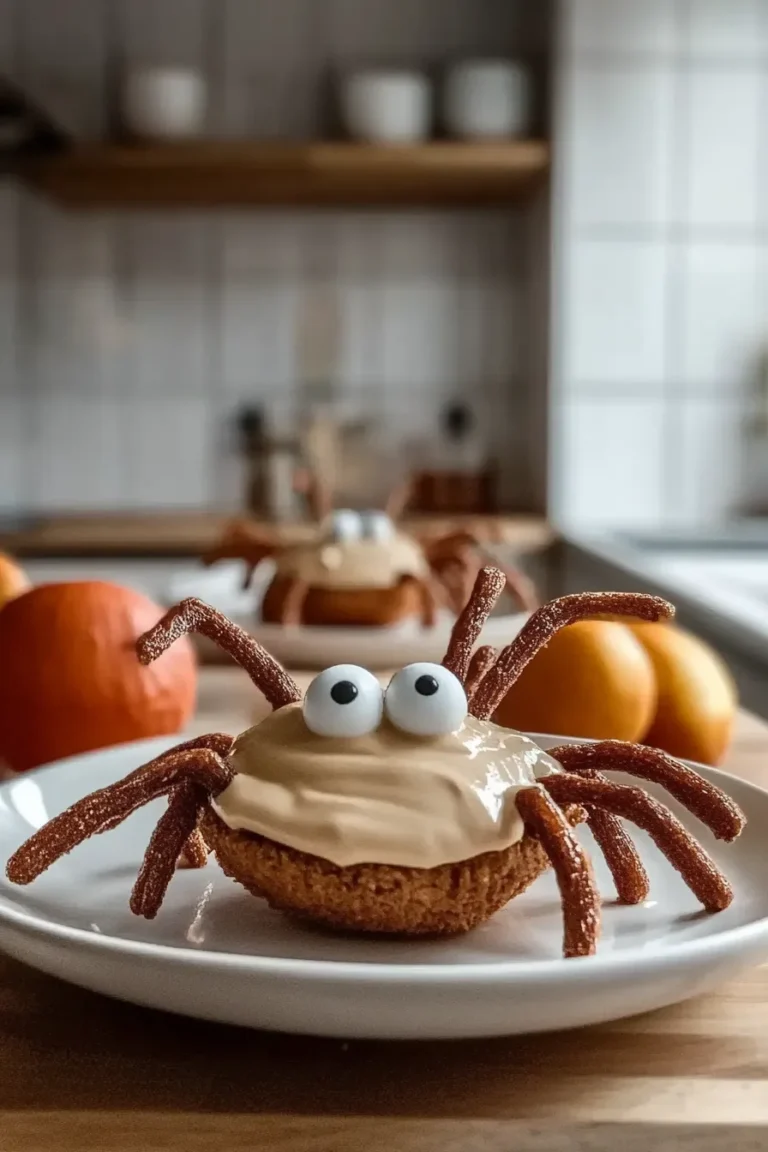 Apple Spiders Halloween Snack - Creepy Fruit Treat for Kids