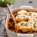 BBQ Chili Cheese Biscuit Casserole - Delicious Comfort Food
