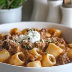 Creamy Cheesesteak Tortellini in Provolone Sauce