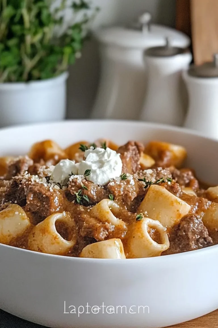 Creamy Cheesesteak Tortellini in Provolone Sauce