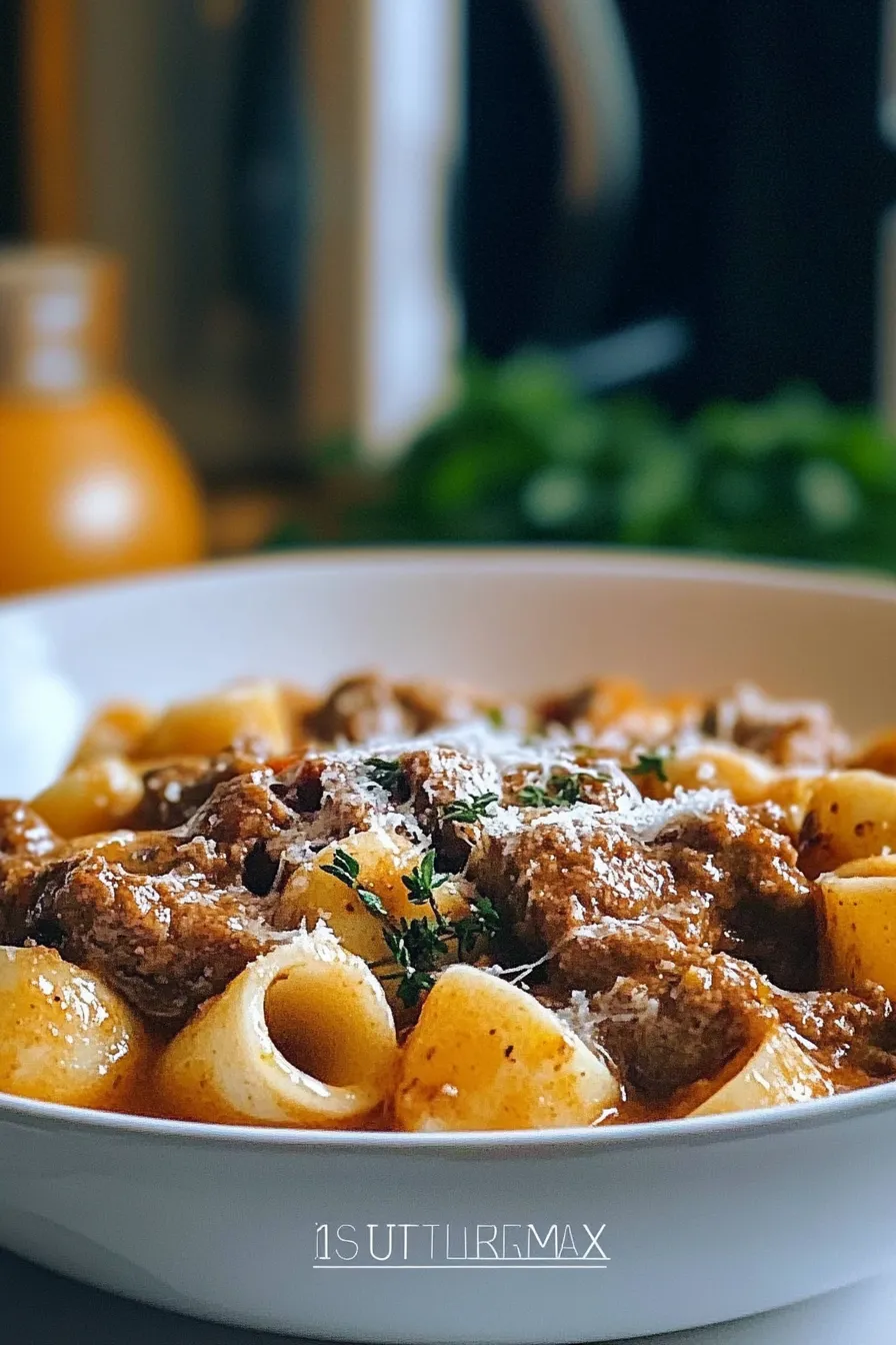 Cheesesteak Tortellini in Rich Provolone Sauce