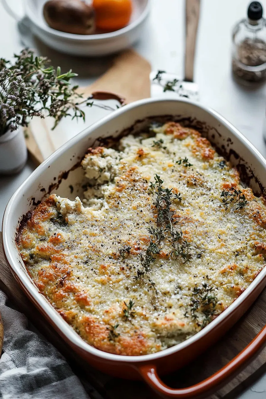 Cheesy Chicken and Broccoli Quinoa Bake