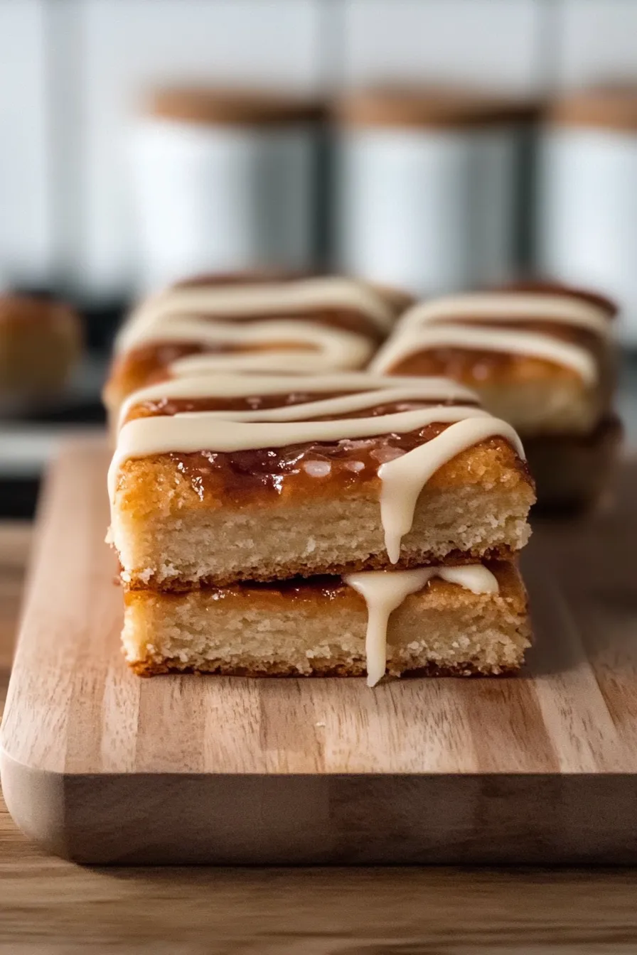 Cinnamon Roll Blondies