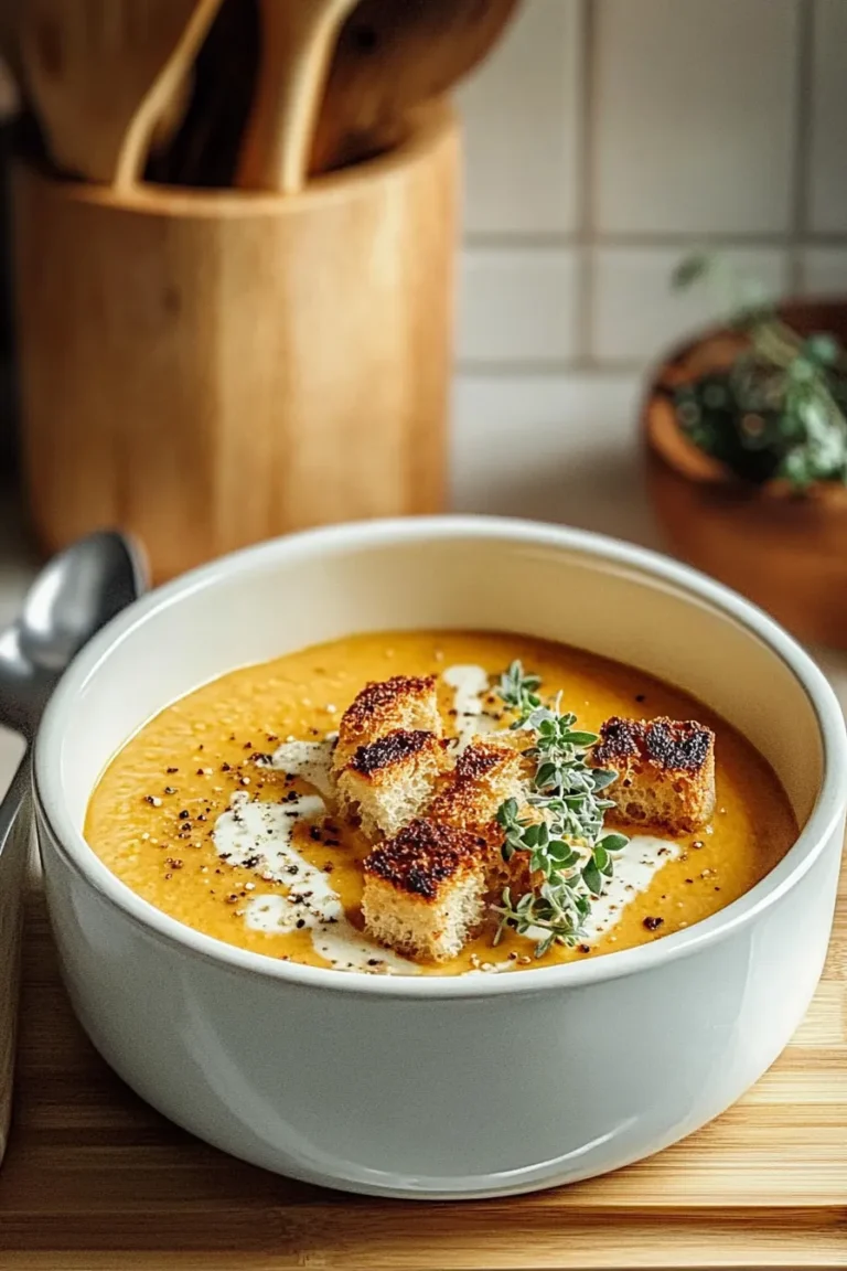Creamy Comforting Pumpkin Soup Ready to Enjoy