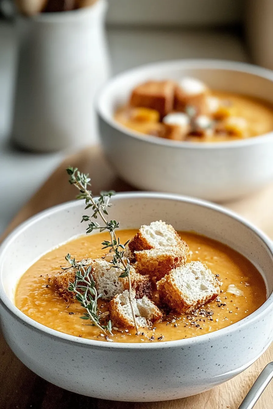 Creamy Comforting Pumpkin Soup Recipe