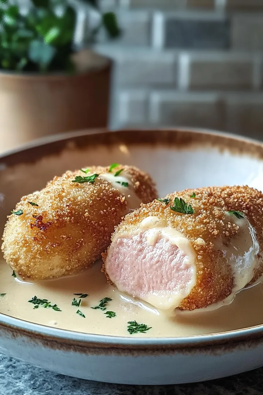 Deliciously Creamy Chicken Cordon Bleu