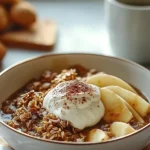 Easy Homemade Apple Crisp with Ice Cream – Delightful Dessert