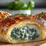 Flaky Spinach Feta Puff Pastry Golden Brown Delights