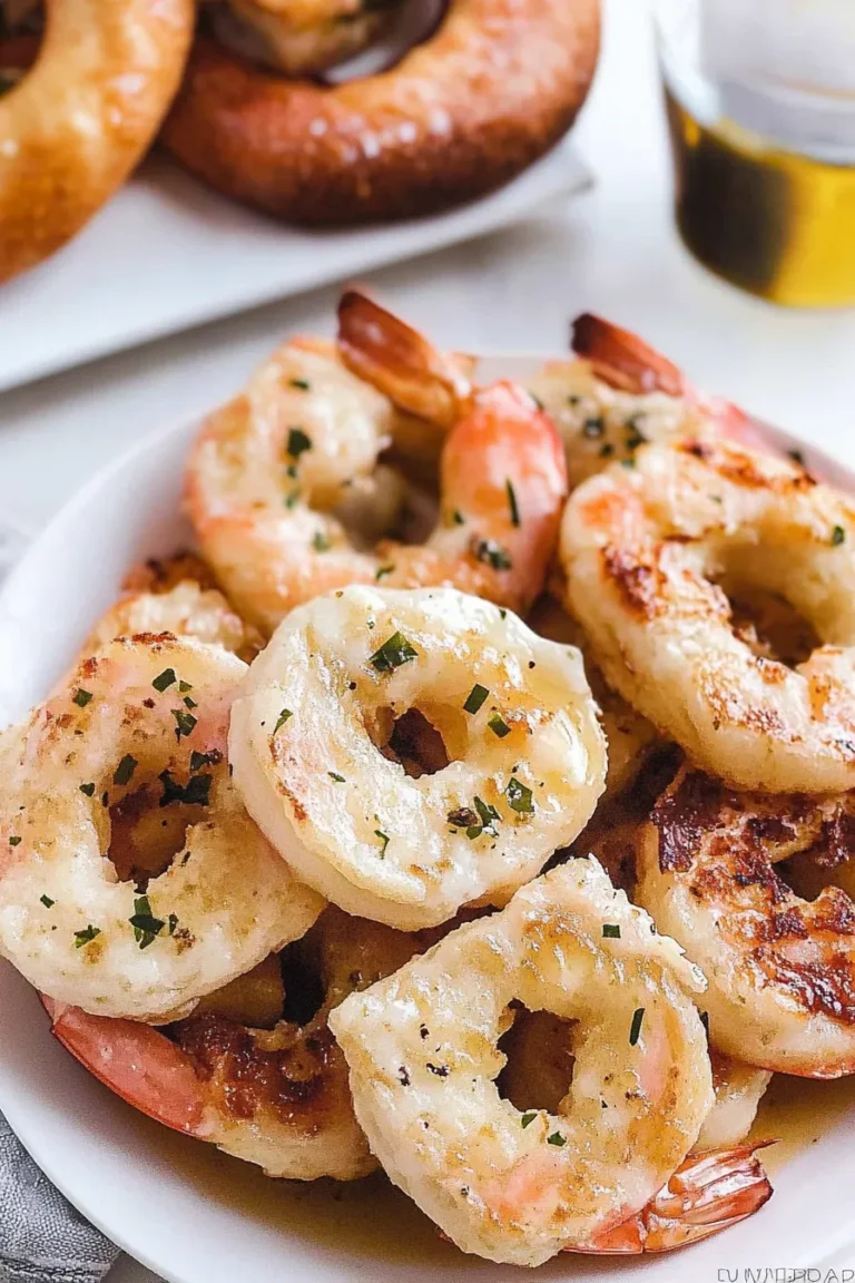 Delicious Grilled Shrimp Scampi on a Plate