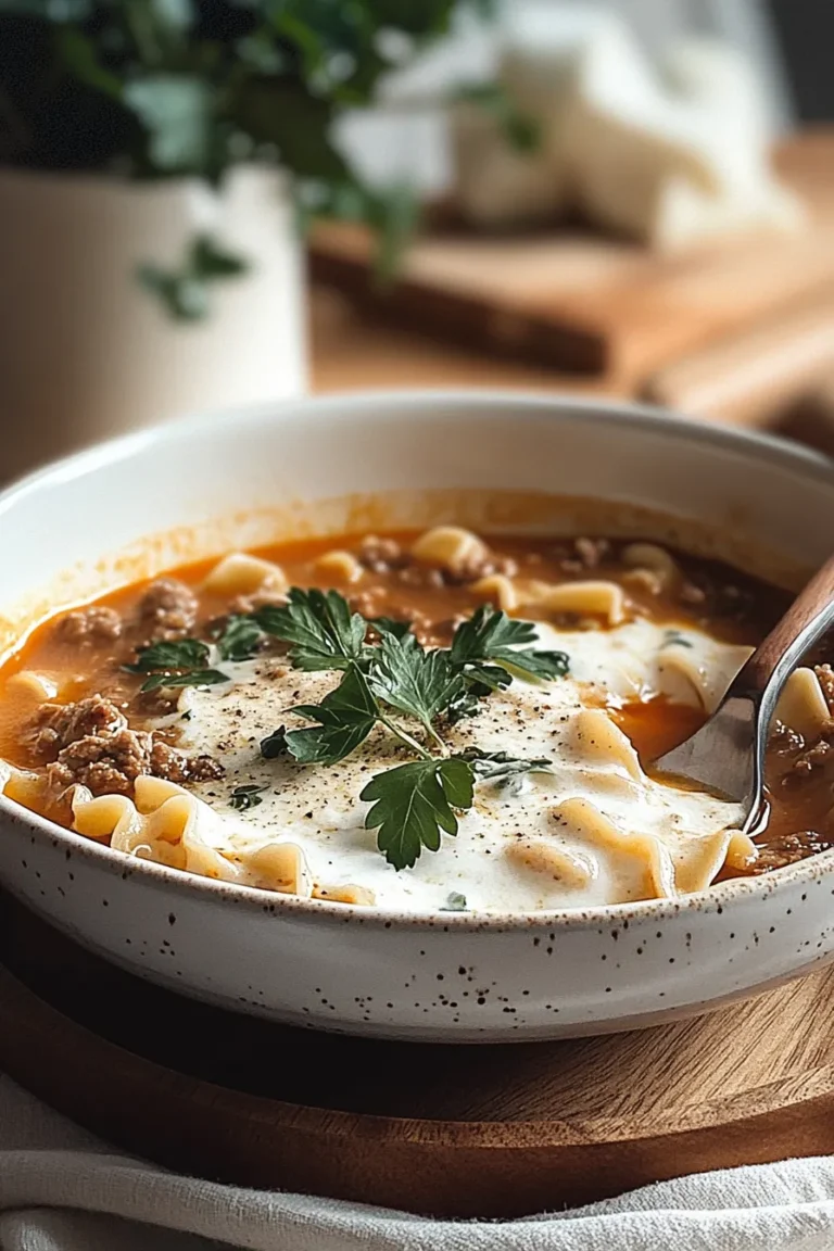 Hearty Lasagna Soup to Warm Your Soul