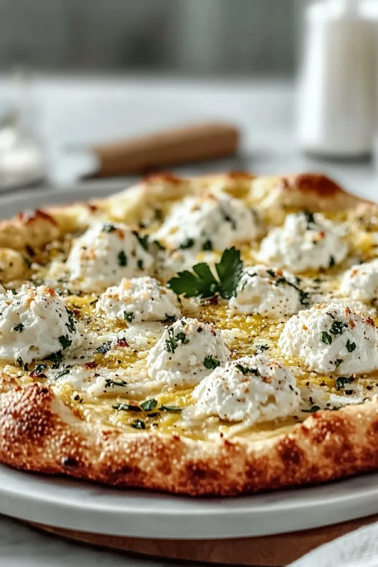 Delicious Lemon Pizza Fresh Out of the Oven