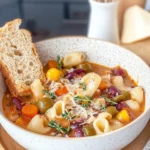 Minestrone Soup in a Bowl – Hearty and Delicious