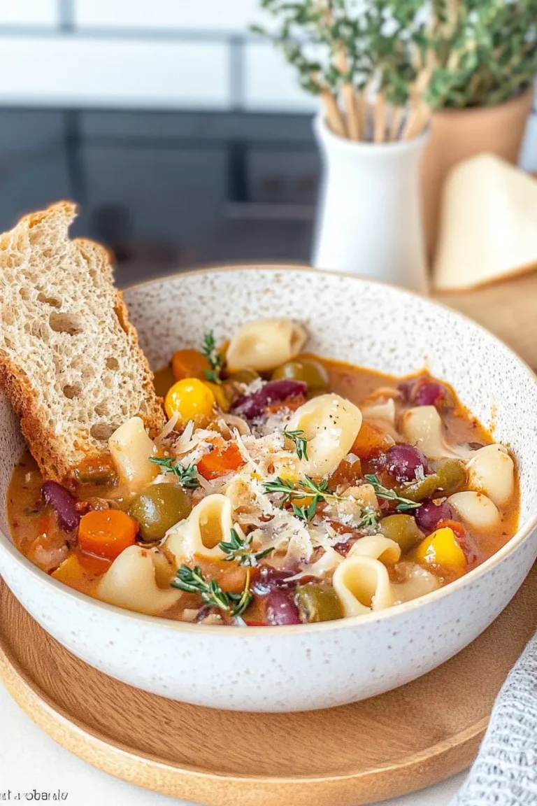 Minestrone Soup in a Bowl – Hearty and Delicious