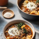 One Pot Lasagna Soup: Comfort in a Bowl