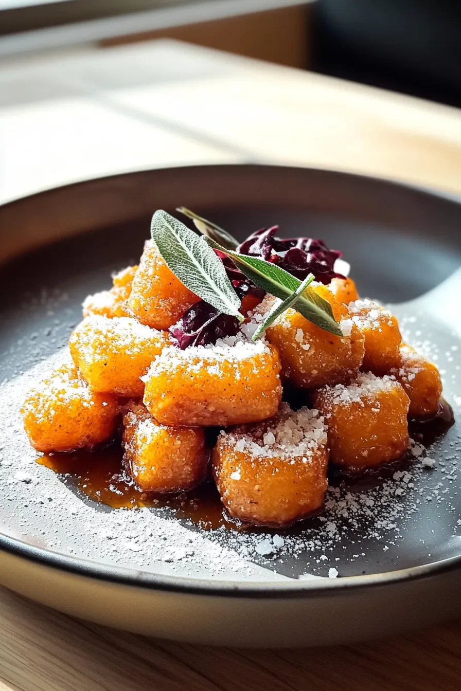 Pumpkin gnocchi: