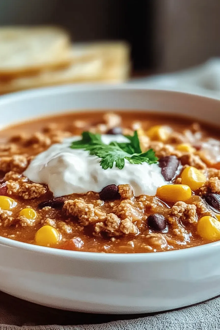 Slow Cooker Taco Soup