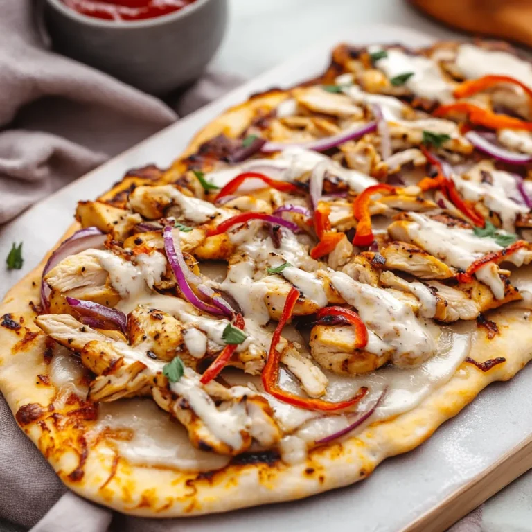 20 Mouthwatering Chicken Flatbread Ideas for Quick and Easy Meals
