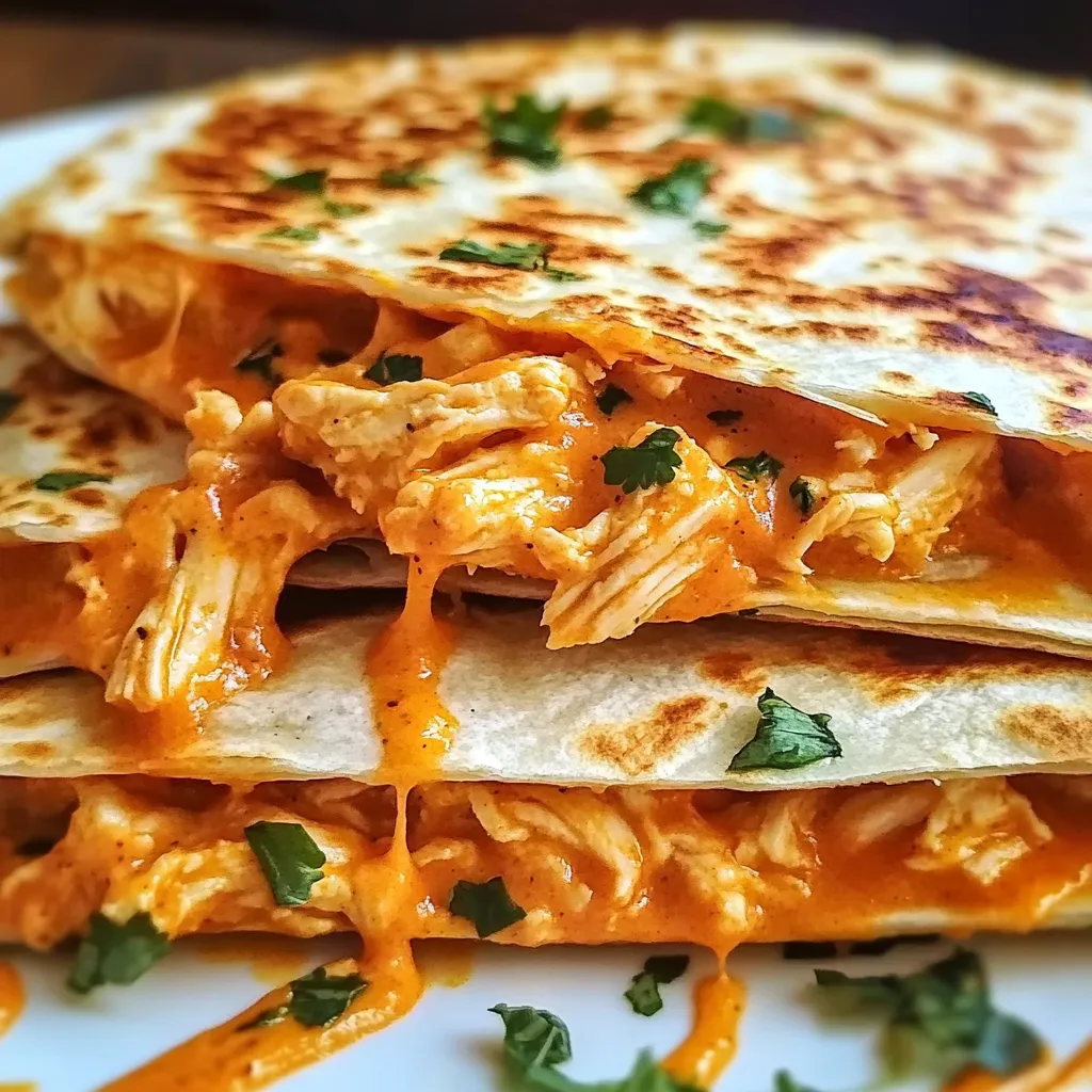 Buffalo Chicken Quesadillas recipe