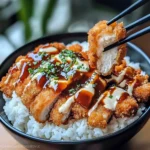 Japanese Katsu Bowls with Tonkatsu Sauce